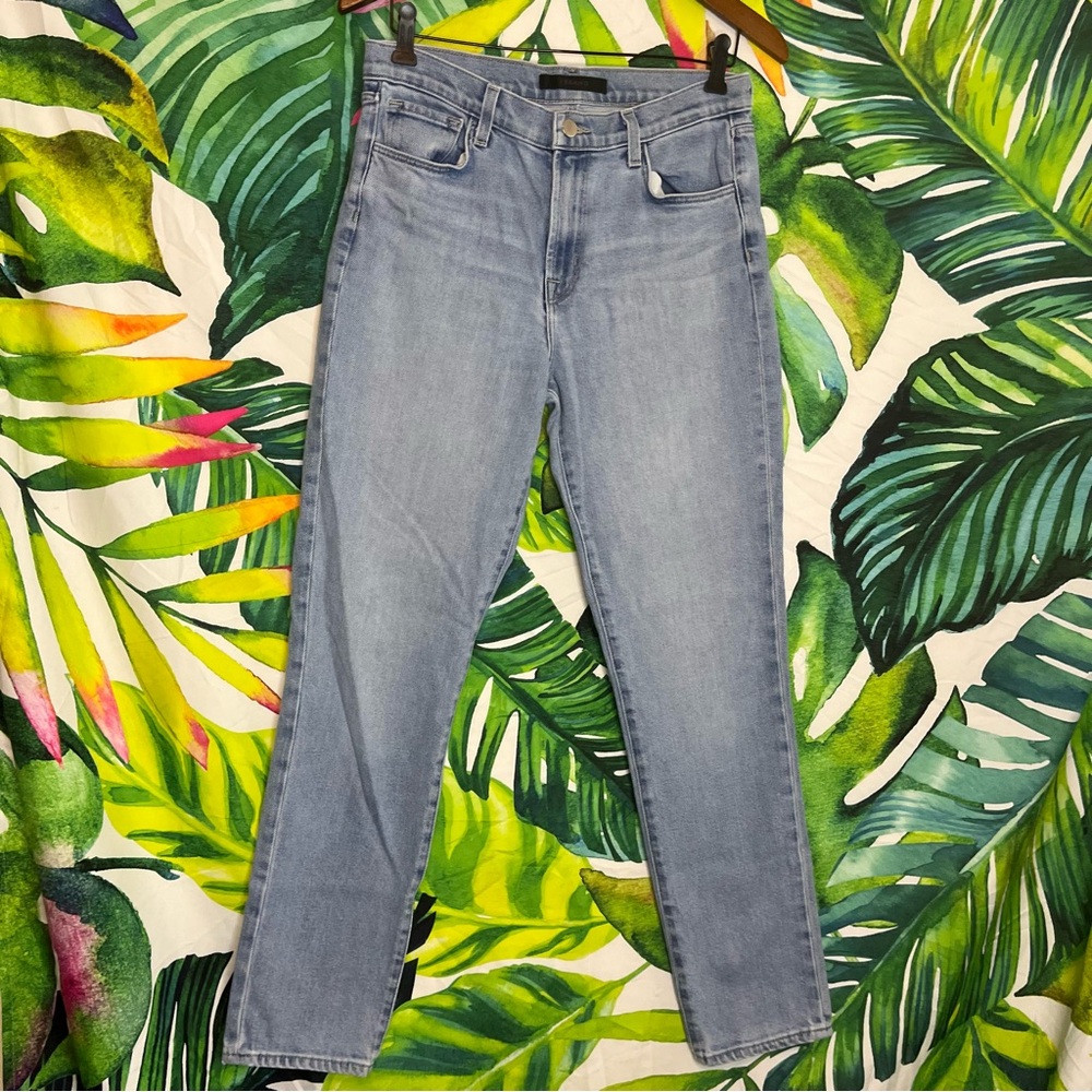 $228 Jbrand Ruby 29/30 Light Wash Marcella High Rise Spring School Jeans
